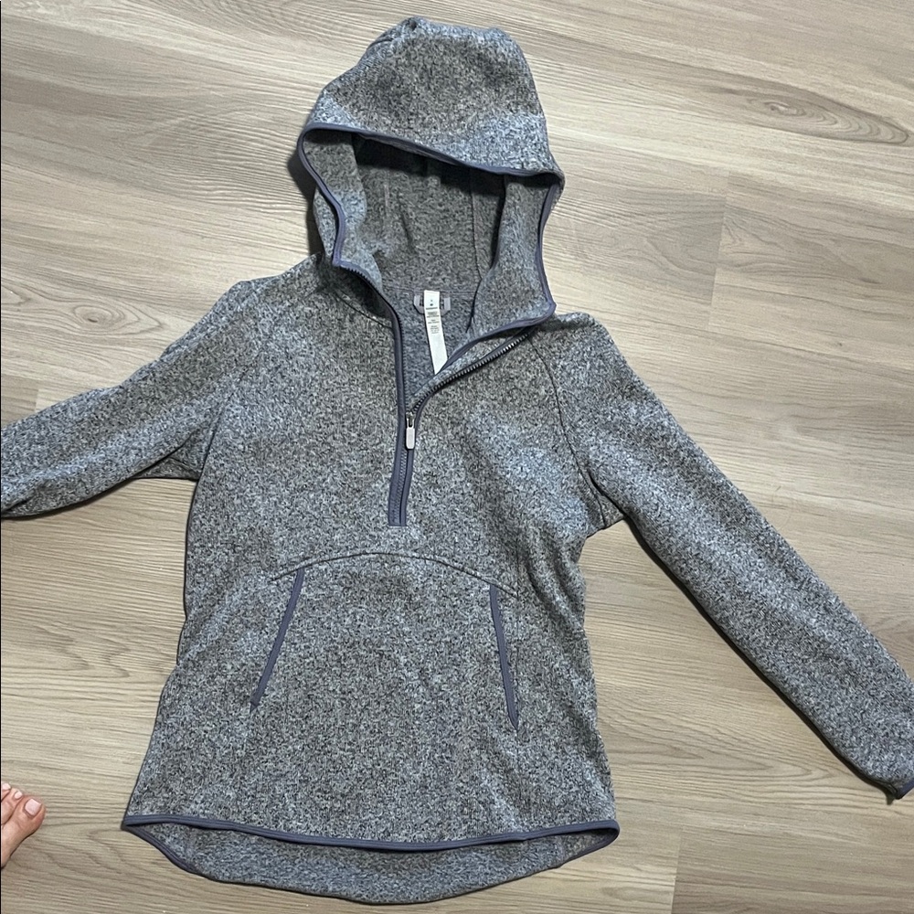 lululemon athletica Gray Hooded Sweater